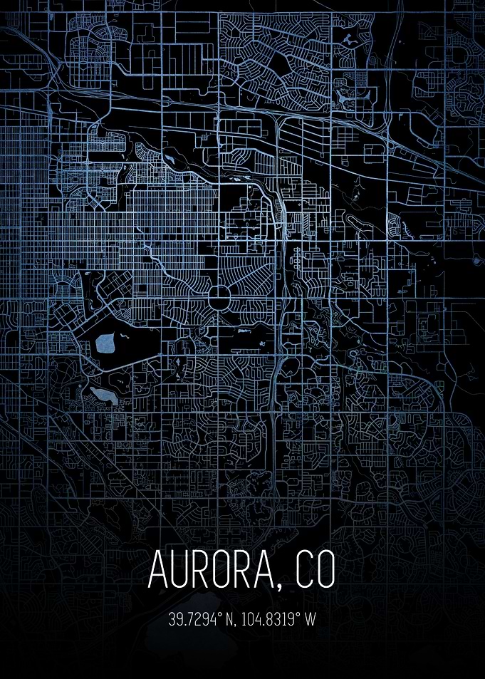 Aurora City Map