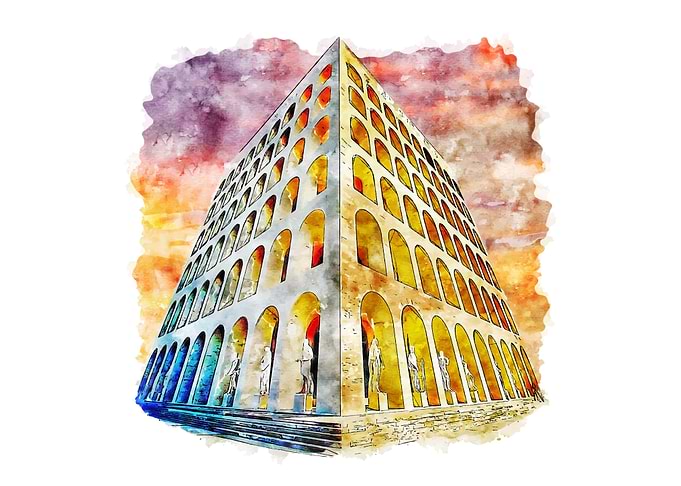 Italy In Watercolor