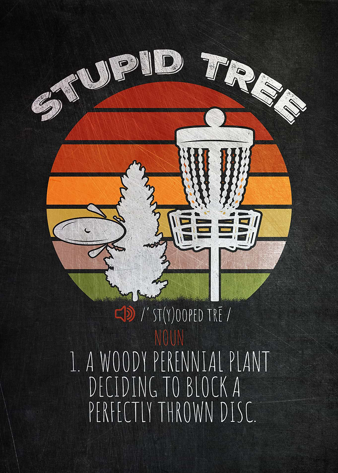 Discgolf Stupid Tree