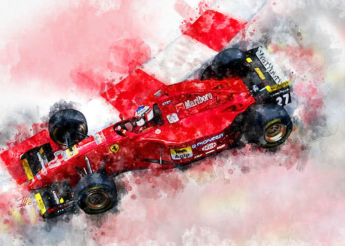 Jean Alesi Ferrari