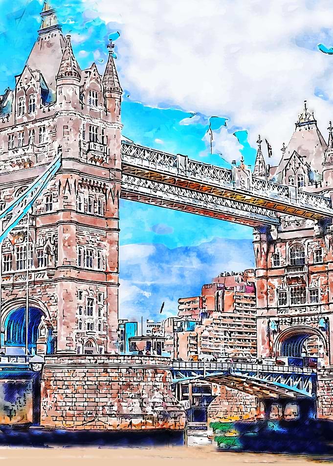 London In Watercolor