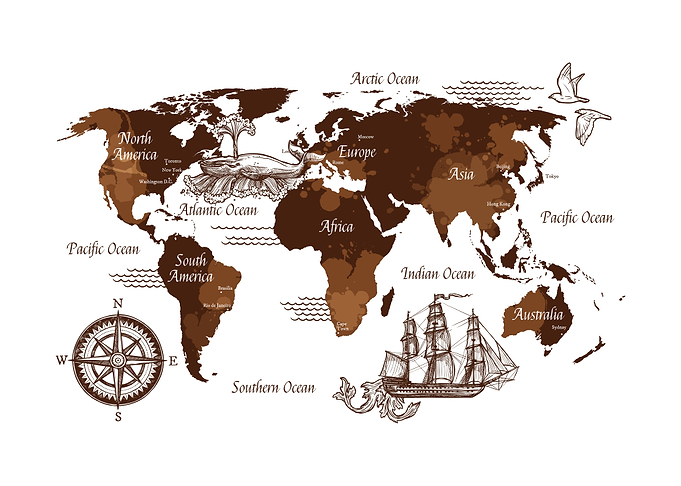 Vintage Map