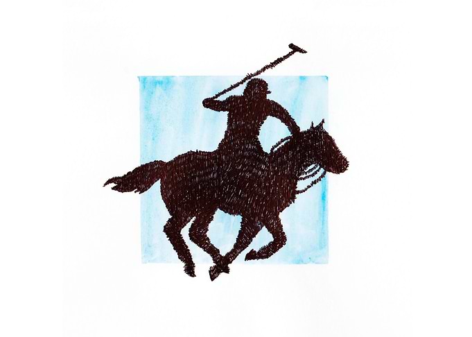 Your path Blue Polo