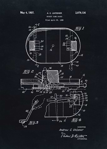 Hockey 1937 Patent