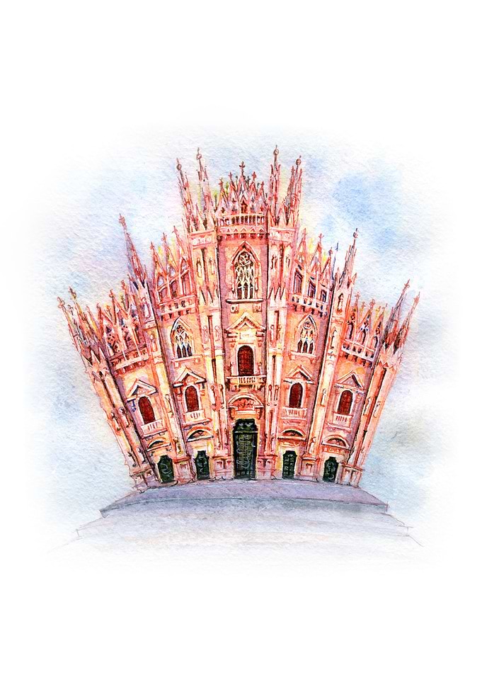 Italy In Watercolor