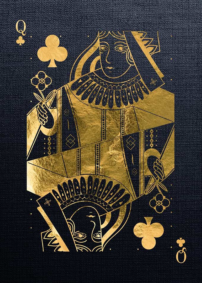 Queen Clovers Golden car