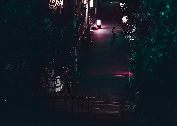 The Cyberpunk Stairs