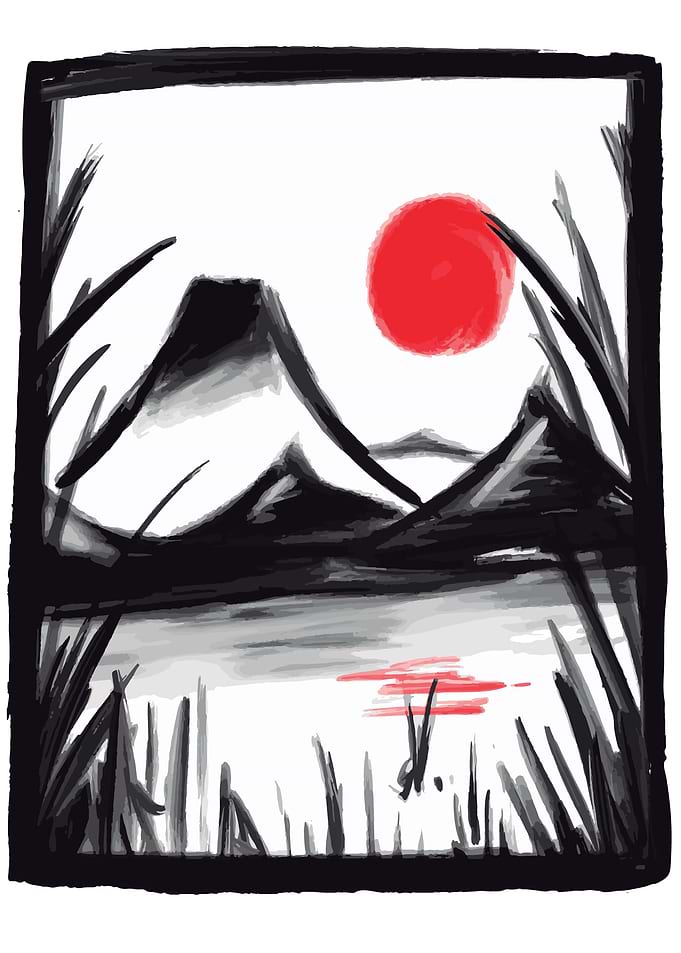 Zen japanese lendscape