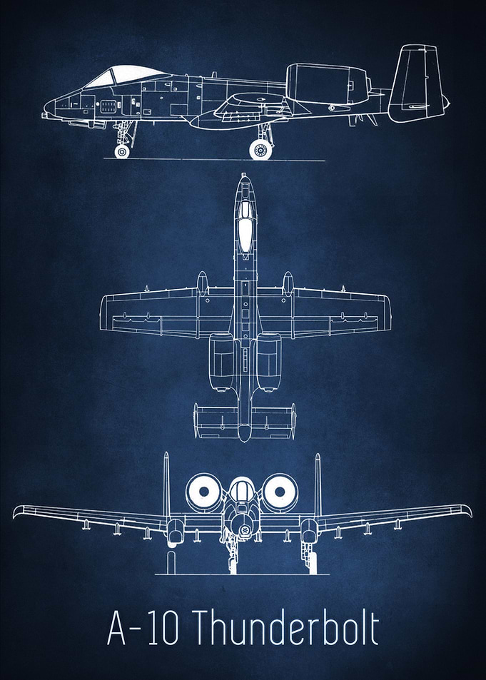 A10 Thunderbolt Blueprint
