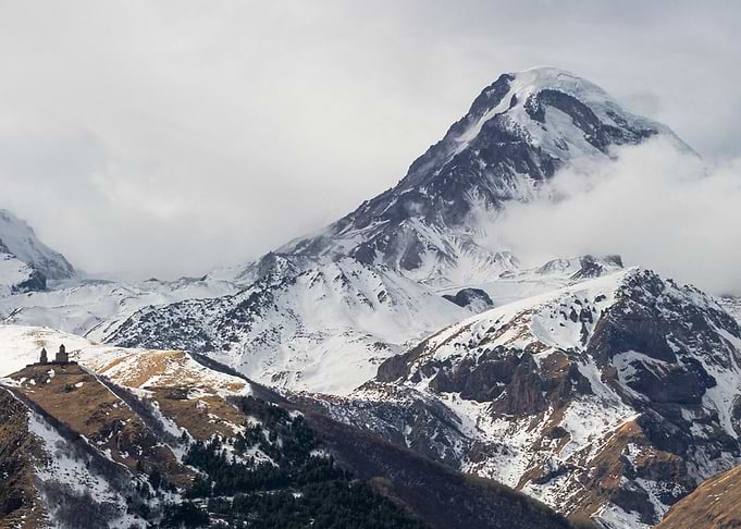 Snowy mountains
