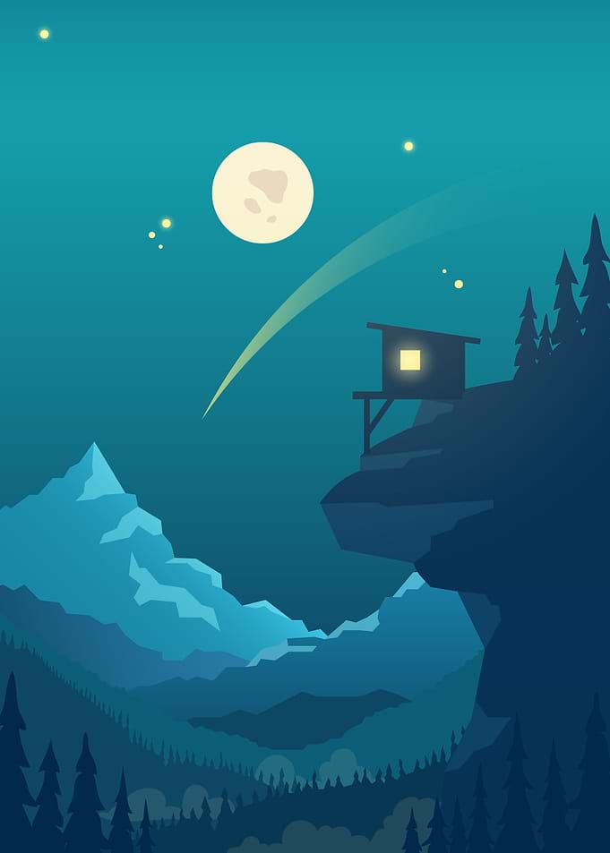 Home Alone Night View