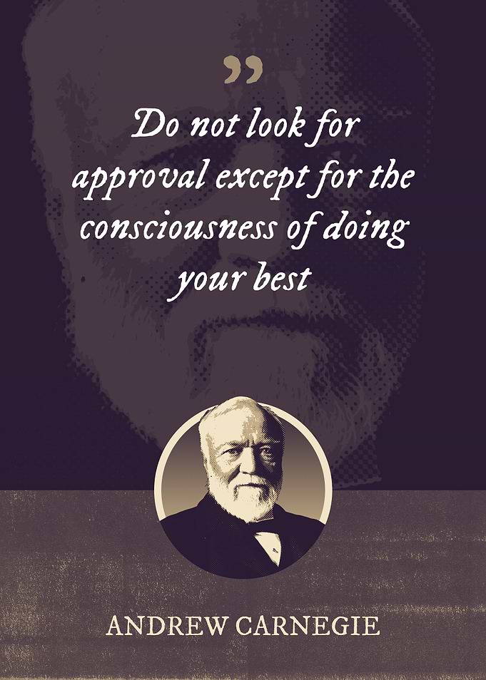 Do not look for approval