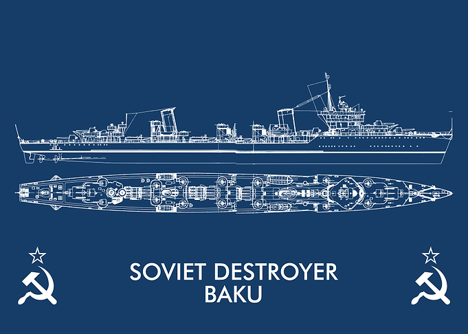 SOVIET DESTROYER BAKU