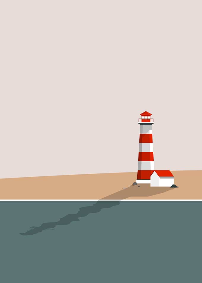 Sea and Lighthouse
