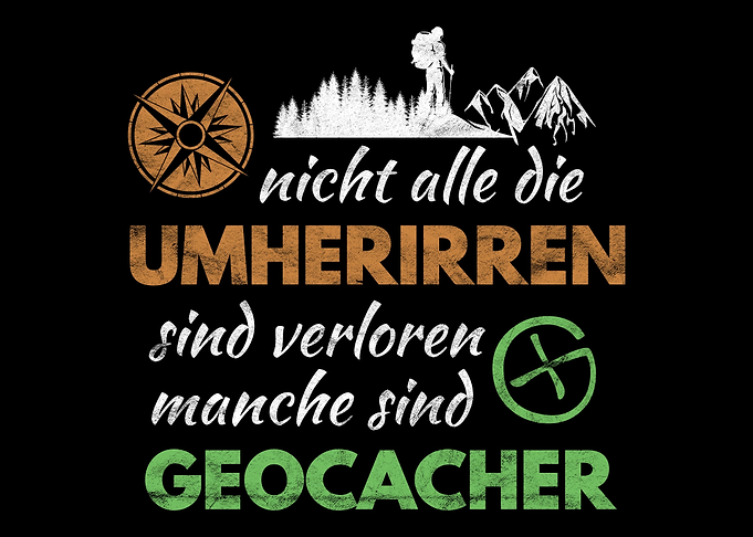 Spruch Geocache Motiv