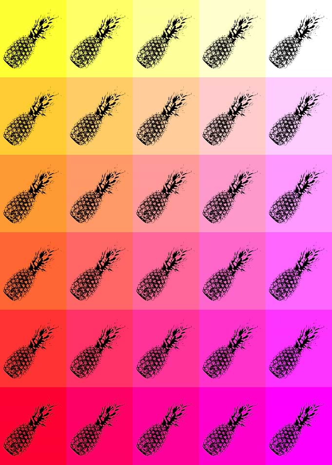 Ananas Pop Art