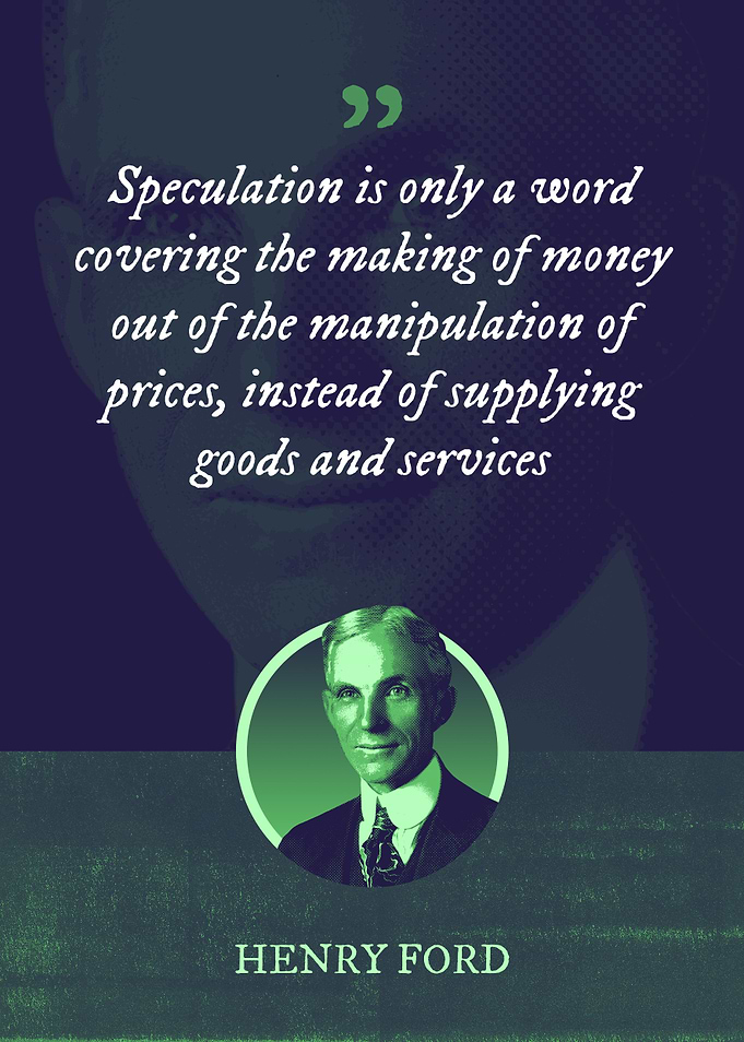 Speculation is only a word