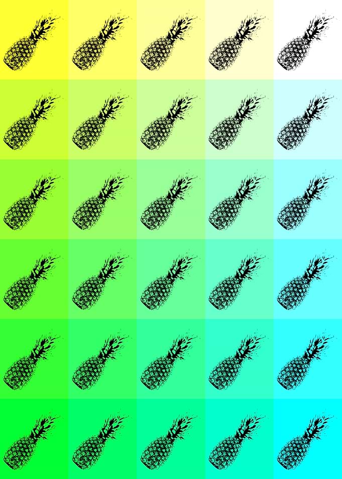Ananas Pop Art