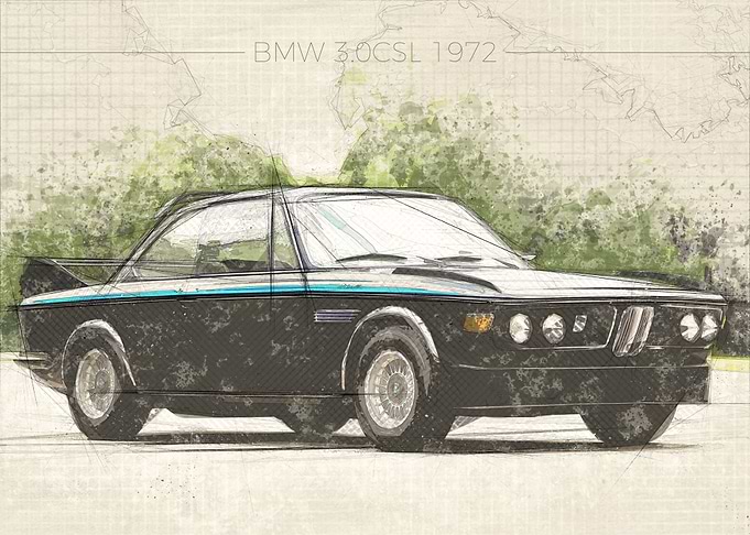 BMW 30CSL 1972