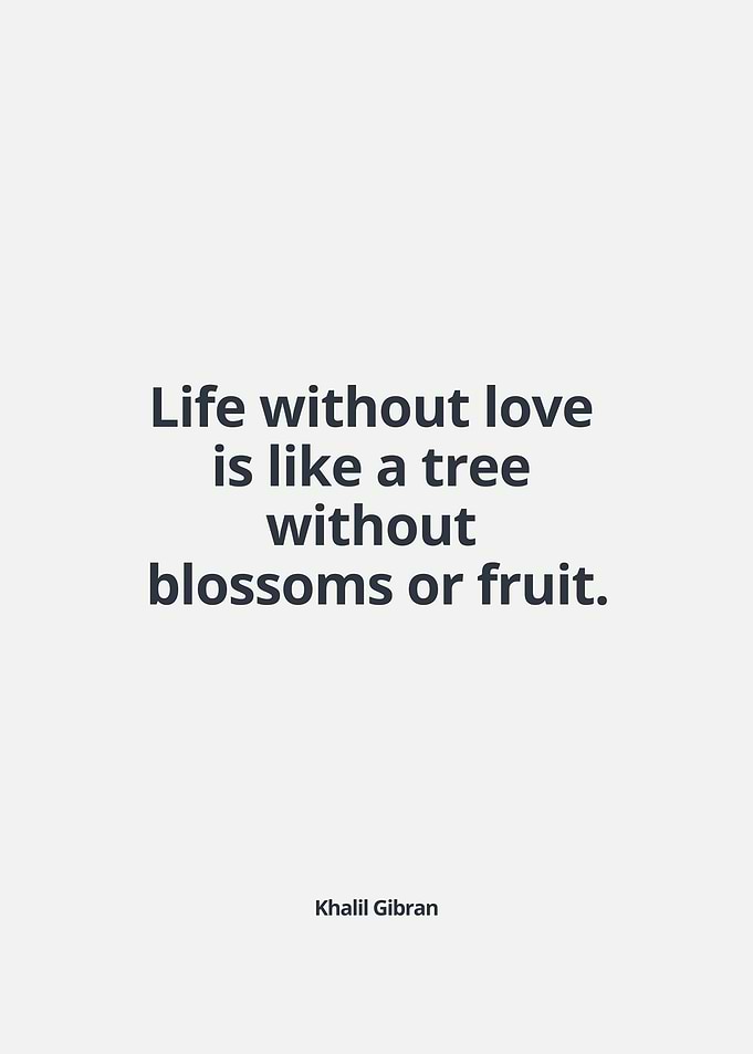 Life without love
