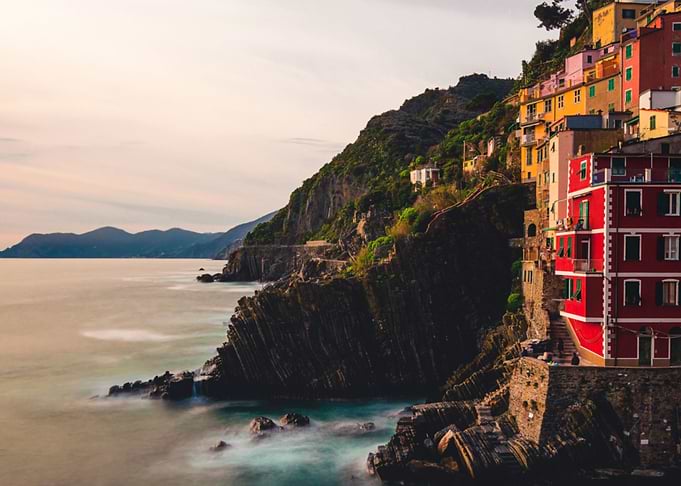 Sunset Glow of Riomaggiore