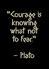 Plato quote Courage is