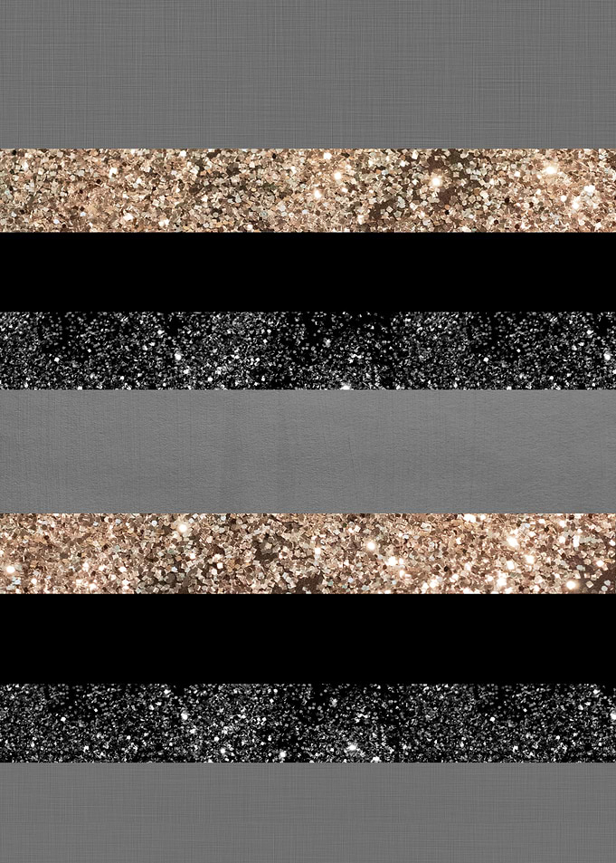 Gold Glitter Glam Stripe 1