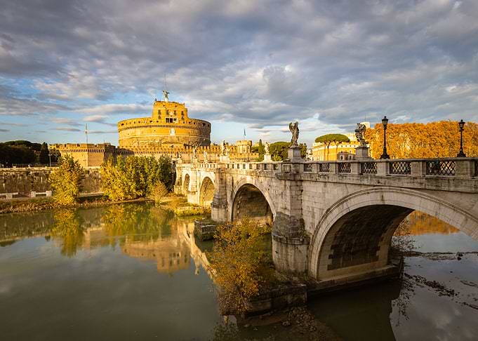 Sunset over Rome