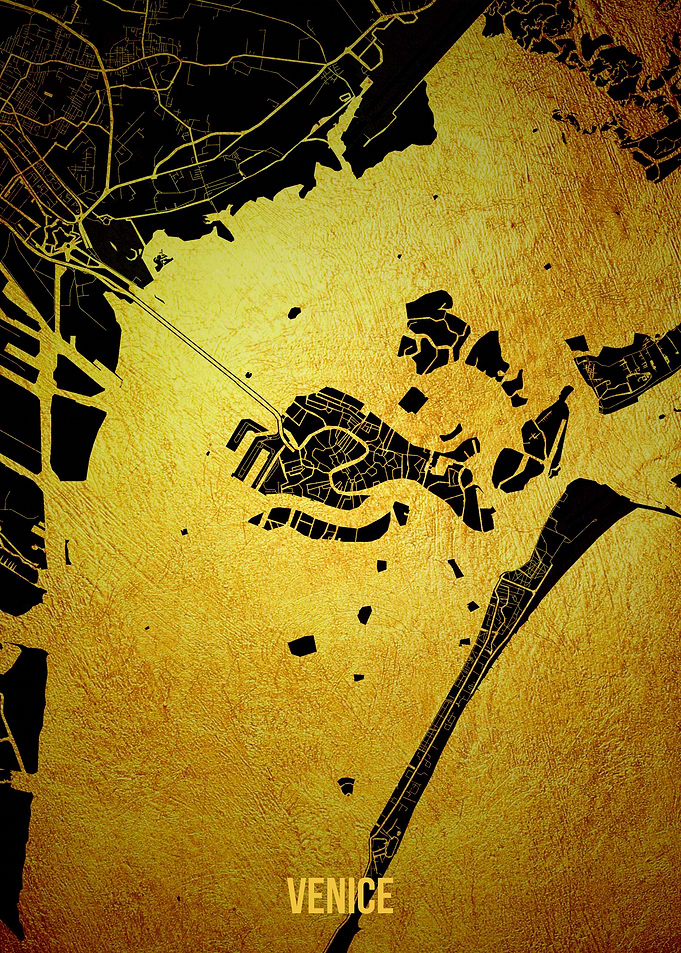 Venice gold map