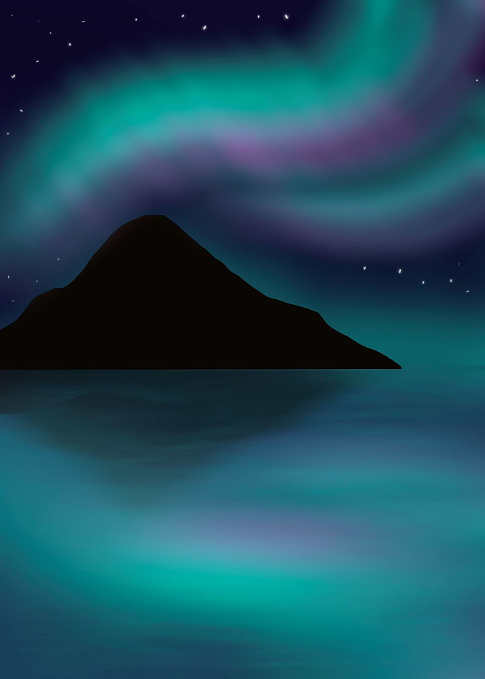 Aurora painting