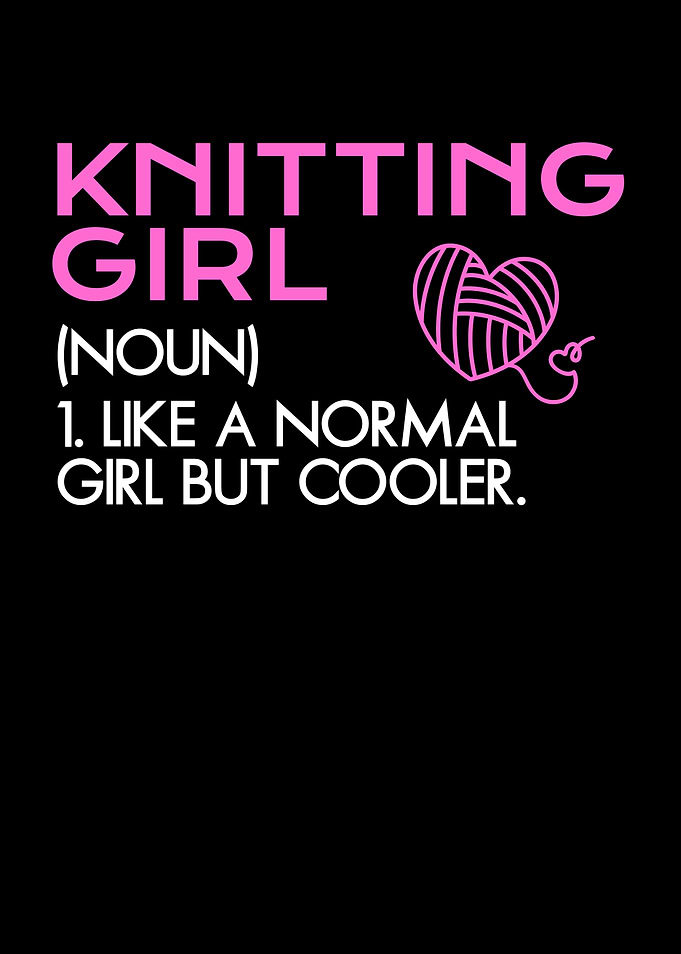 knitting girl