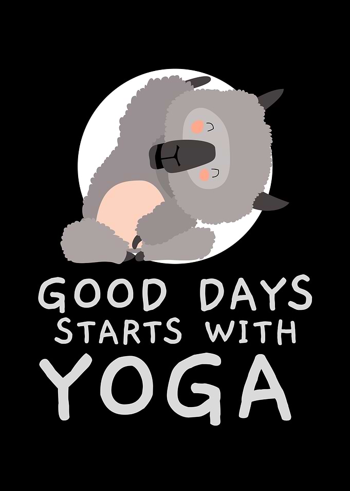 Yoga Gift Llama Love