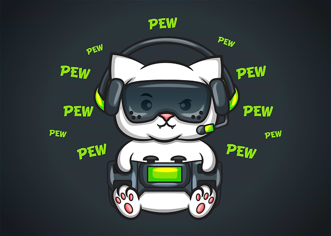 Pew Pew Cat