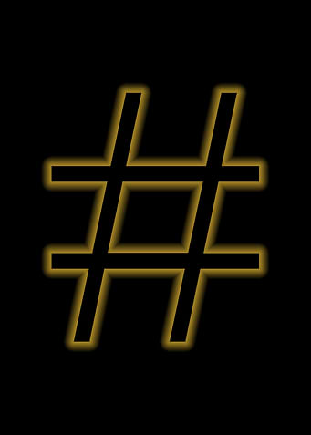 hashtags glow