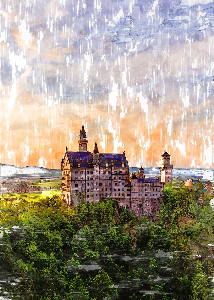 Sunset German Castle