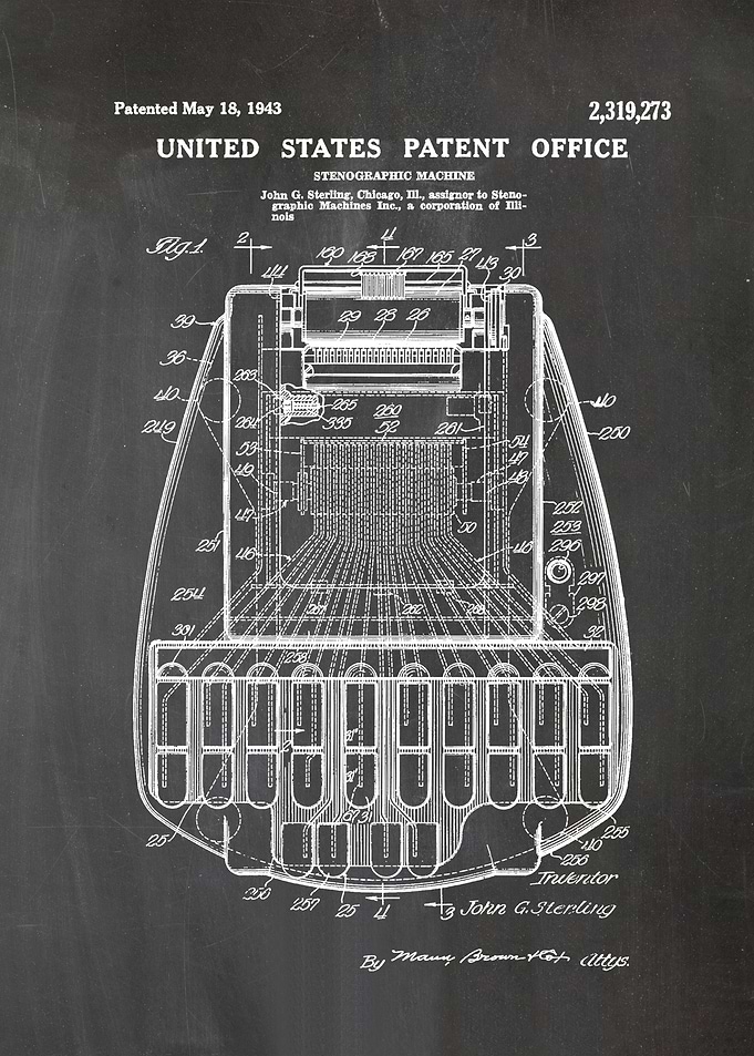 1 1943 Stenographic Machi