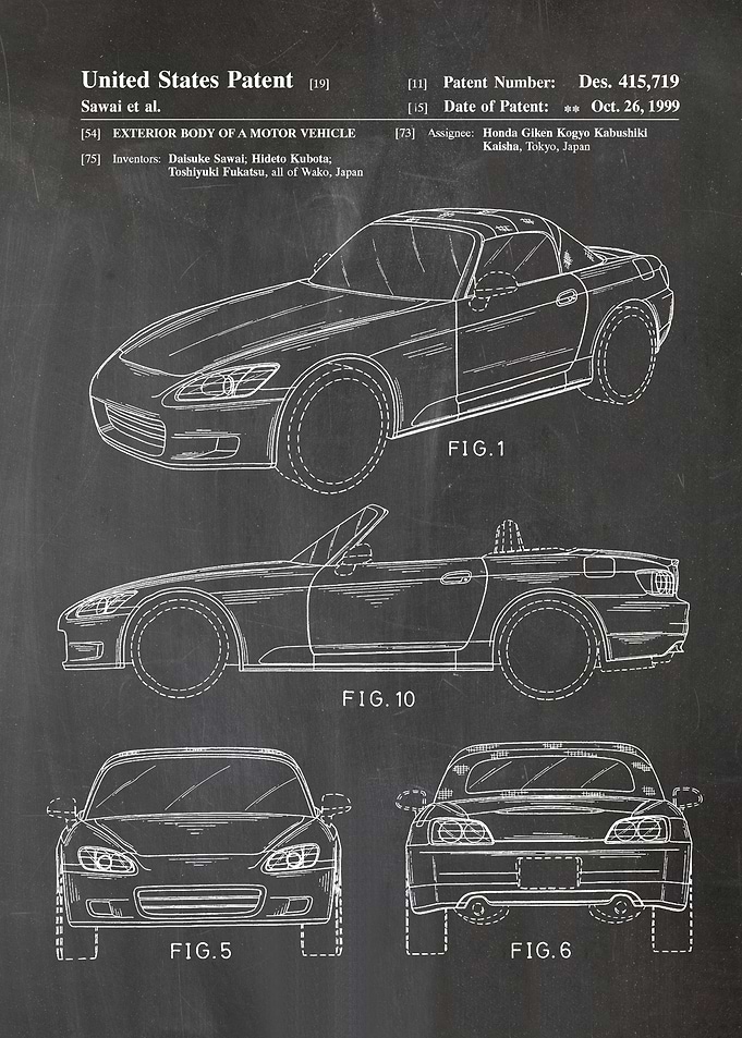 12 Honda S2000 Design Pat