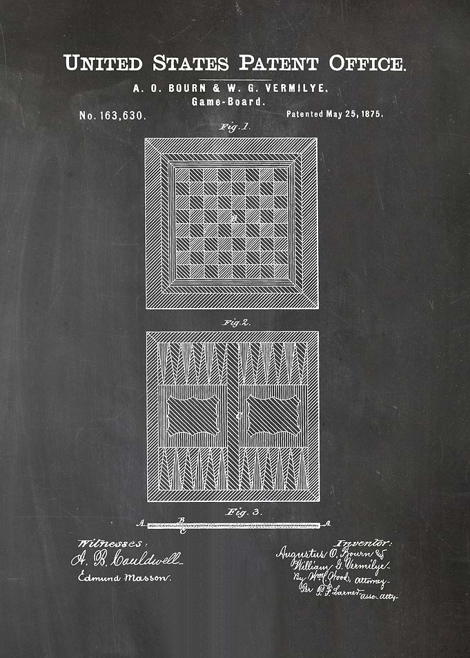 37 Game Board Patent