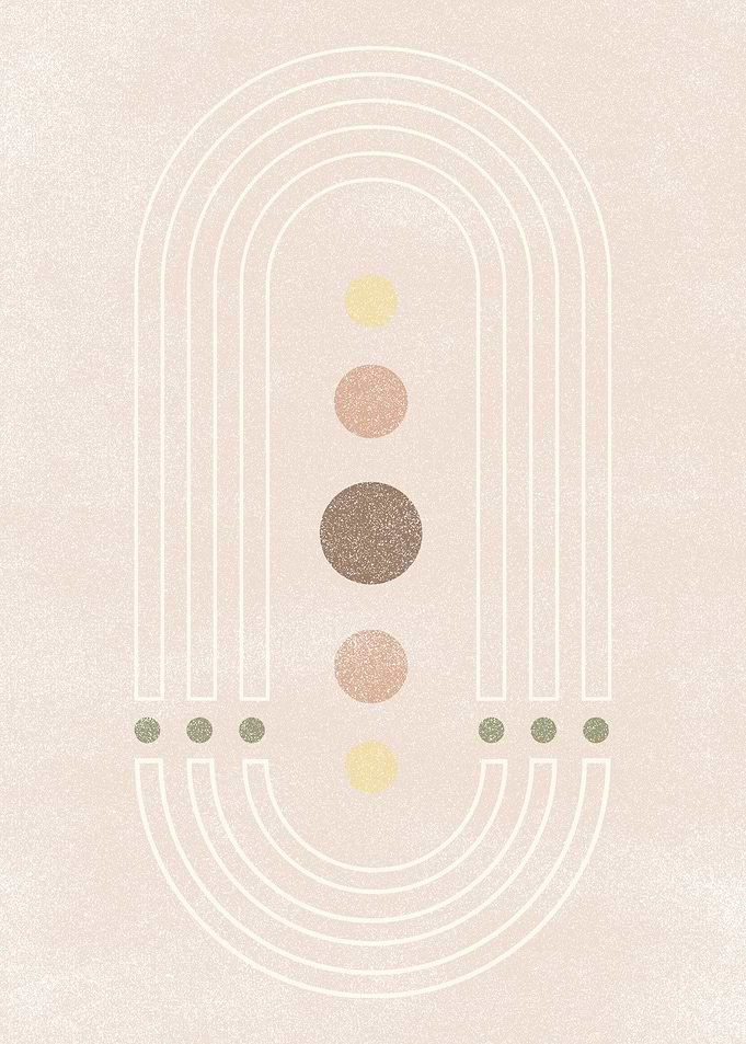 Mid century pastel