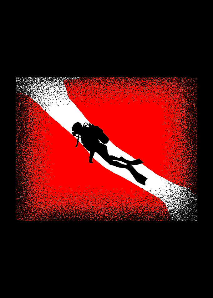 Retro Scuba Diver