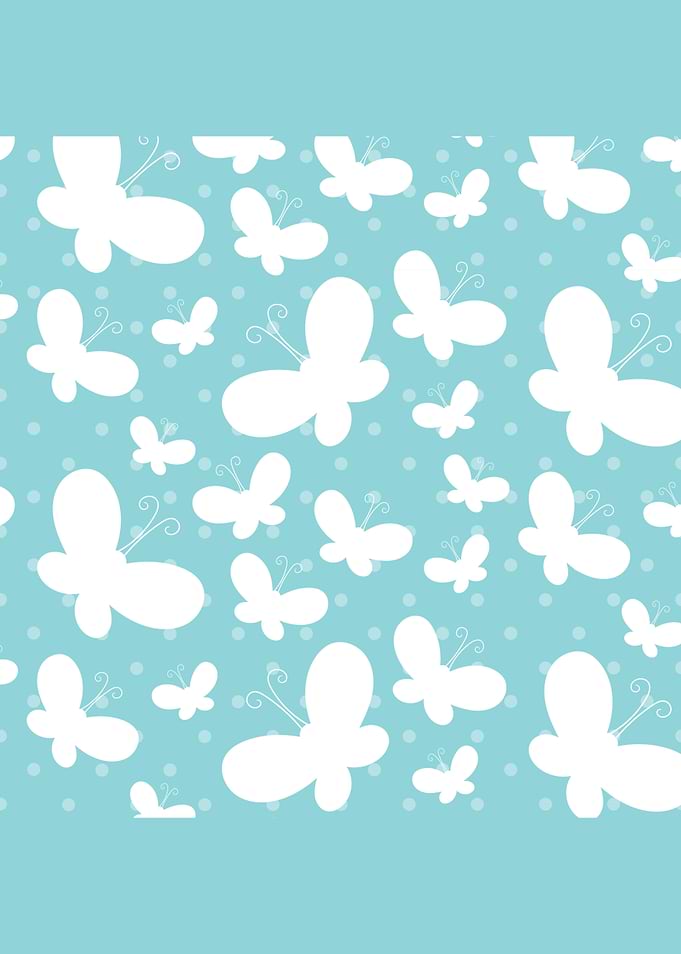 Butterfly Blue Pattern