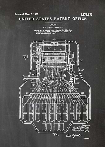 3 Stenotype Machine Paten