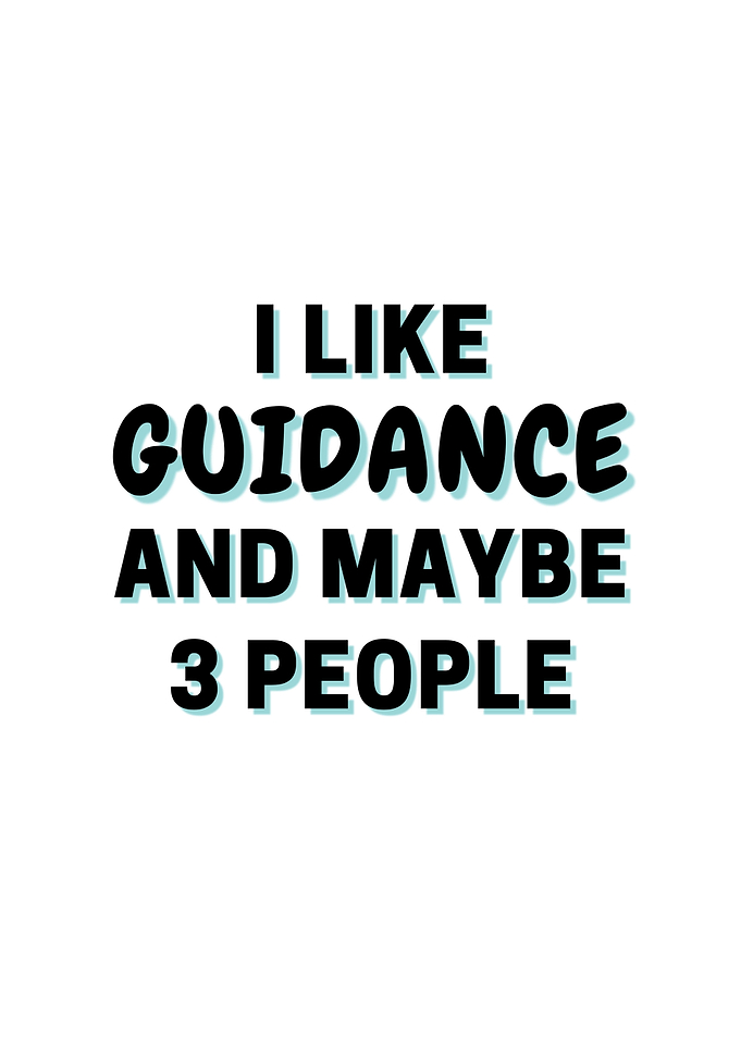 I Like Guidance And Maybe