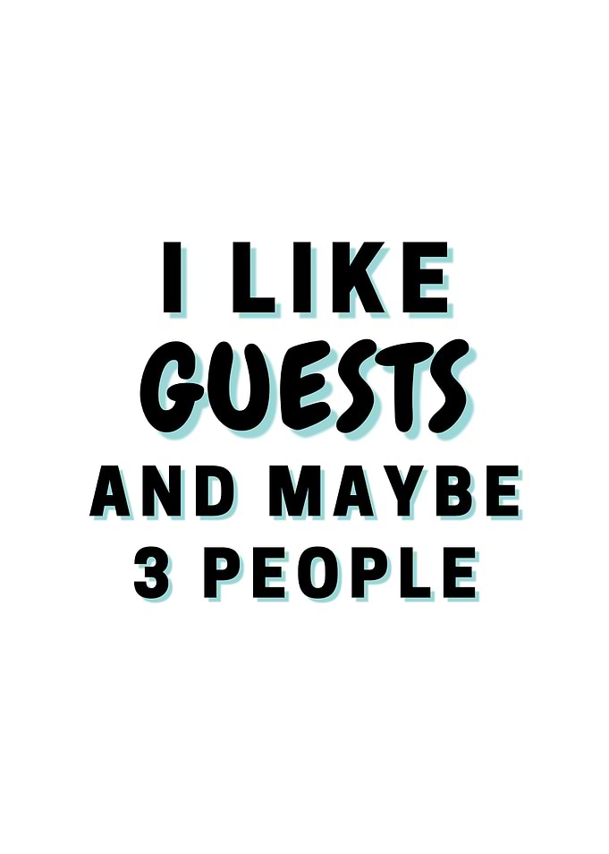 I Like Guests And Maybe 3