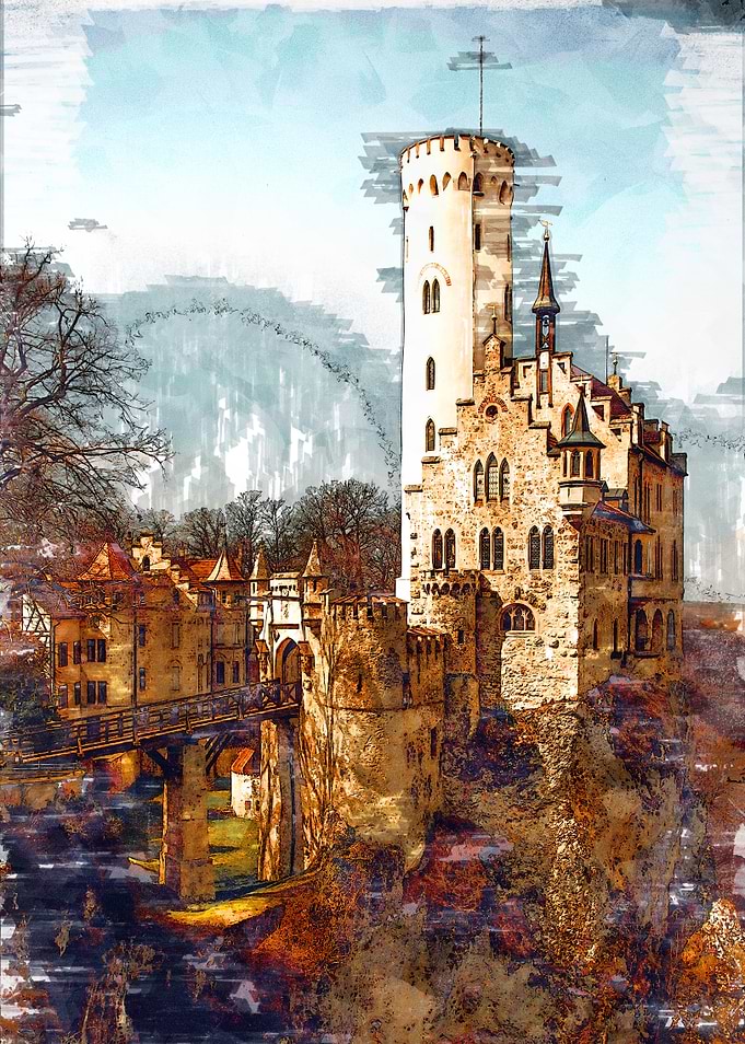 Vintage Old Legacy Castle