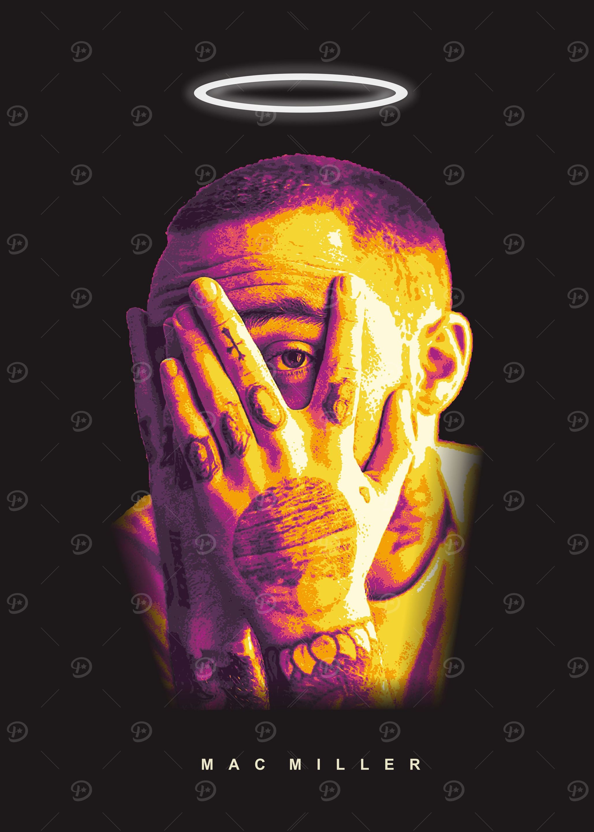 Mac Miller PopArt III