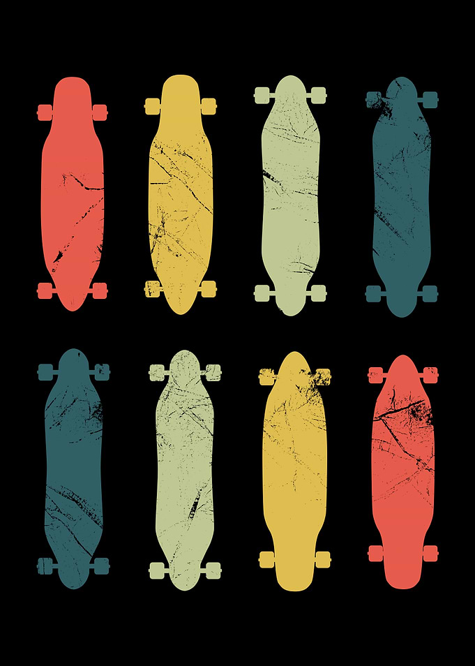 Retro Skateboard vintage