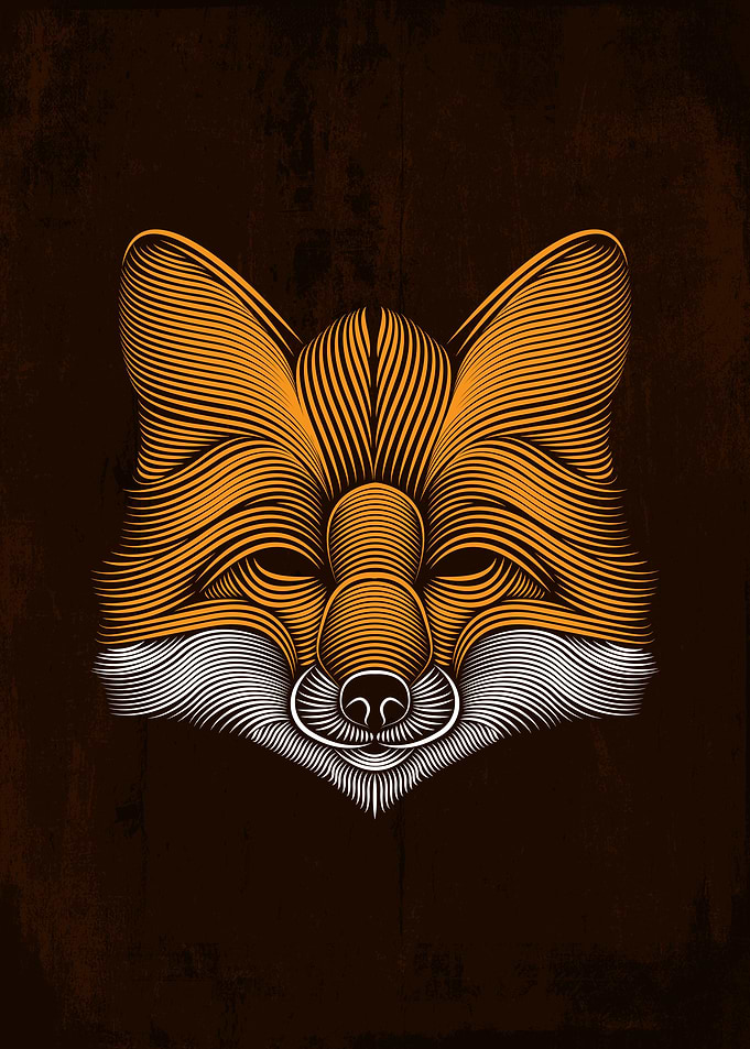 Line Art Fox