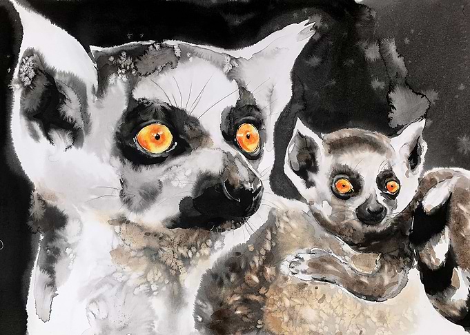 Lemur and Pup