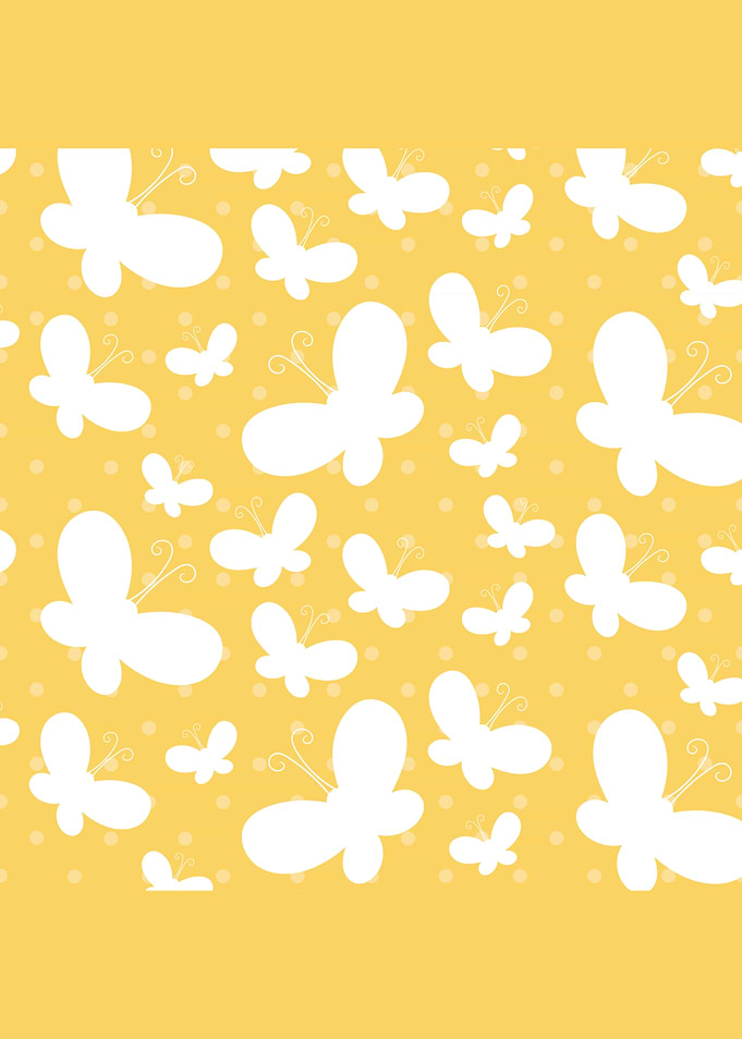 Butterfly Yellow Pattern